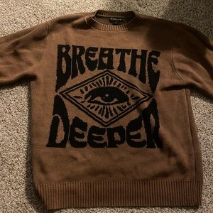 Breathe Deeper Sweater, very loose and comfortable, worn 3 times.
